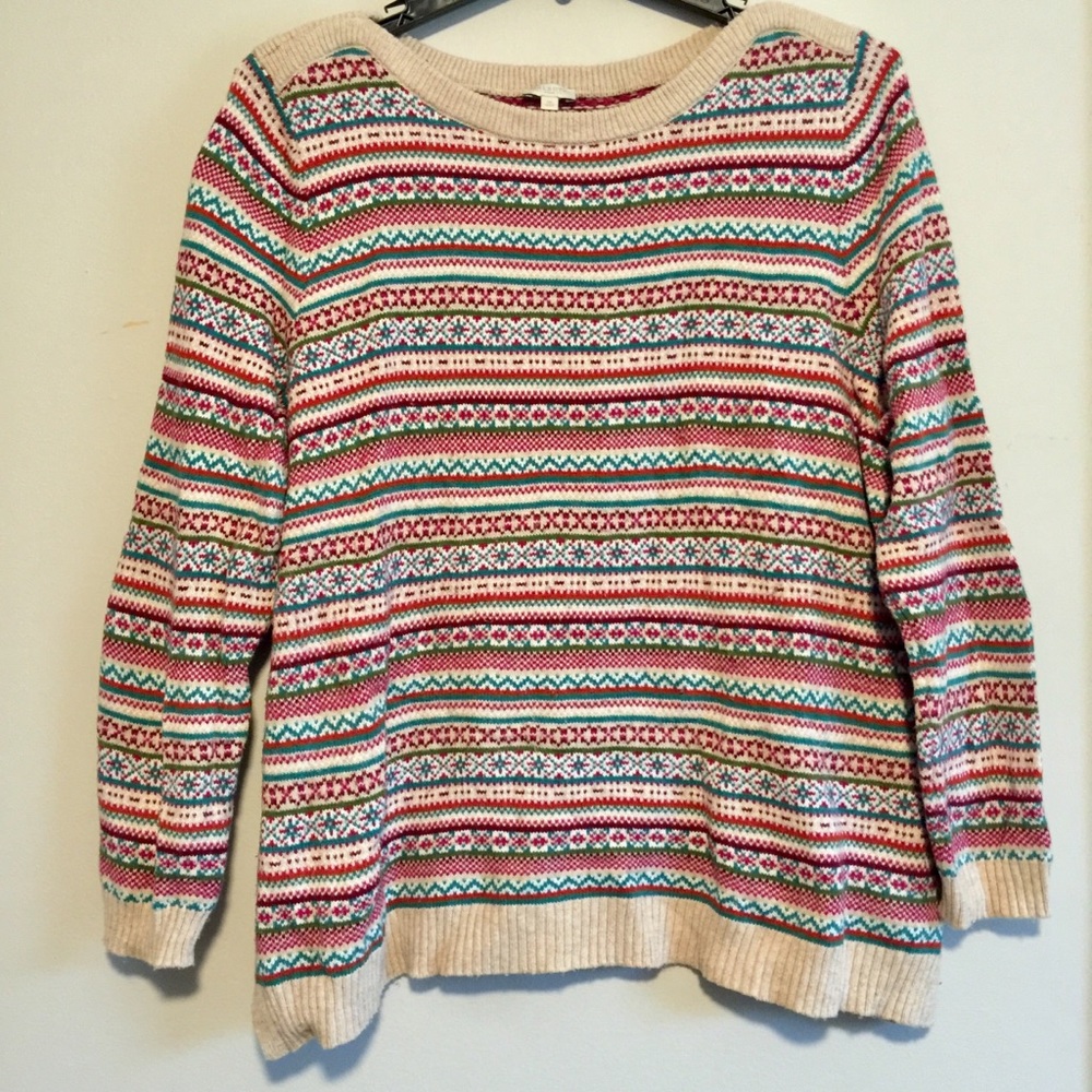 Multi-Color Stripe Sweater by Talbots